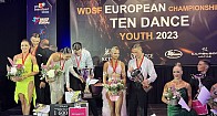 Finaliści WDSF Mistrzostw Europy Młodzieży Latin - Koszyce 2023