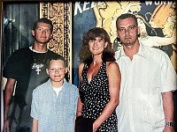 Małgorzata Chraczyńska-Żygadło z mężem Robertem i synami Michałem i Krystianem